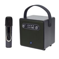 Presente Caixa de Som com Karaoke Portátil + Microfone Ouça Música