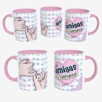 Presente Caneca Amigos Amigas Sempre - Cores