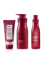 Presente Cereja e Avelã Hidratante corporal, sabonete líquido íntimo e splash corporal. - Natura
