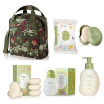 Presente Completo Mamãe E Bebê Natura Com Frasqueira
