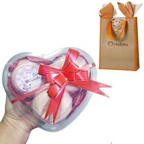 Presente Coração Com Sabonetes Natura + Sacola Lembrancinha Natal Mulher Mãe Aniversário Namorada Presente Coração Com Sabonetes Natura + Sacola Lembrancinha Natal Mulher Mãe Aniversário Namorada