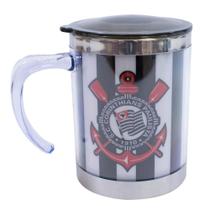 Presente Corinthians Timão Caneca Térmica Com Tampa 450ml