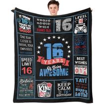 Presente de 16º aniversário da Throw Blanket Dfaqehk para menino 60x125cm