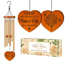 Presente de agradecimento à esposa do pastor Wind Chimes Damaigiift Presente de agradecimento à esposa do pastor Wind Chimes Damaigiift