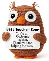 Presente de agradecimento ao professor Crochet Owl Best Teacher Ever Presente de agradecimento ao professor Crochet Owl Best Teacher Ever