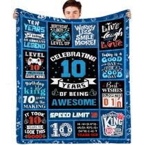Presente de aniversário da Throw Blanket AOOCHUSS para menino de 10 anos
