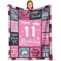 Presente de aniversário da Throw Blanket NORGOPRON para meninas de 11 anos