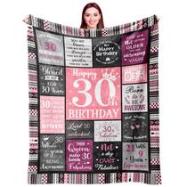 Presente de aniversário de 30 anos da Throw Blanket Ivivis para mulheres 152x127cm
