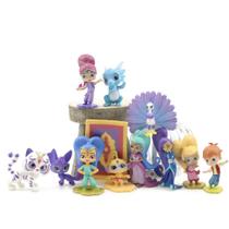 Presente de aniversário infantil Figure Toy Shimmer and Shine, 12 unidades