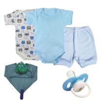 Presente de Bebê Kit 5 Pçs Barato Bonito Verão Menino Menina