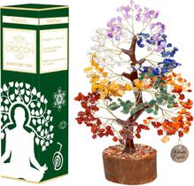 Presente de cura Chakra Crystal Tree Crocon 7 Chakras para mulheres Presente de cura Chakra Crystal Tree Crocon 7 Chakras para mulheres