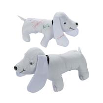 Presente de formatura com autógrafo Stuffed Dog Fun Express para crianças