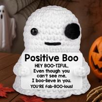 Presente de Halloween Belatelove de pelúcia Ghost Positive Boo