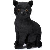 Presente de Halloween de 32 cm de pelúcia Black Cat Libima