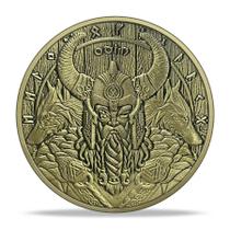 Presente de mitologia nórdica Coin Imasoner Viking Valknut Odin Knot