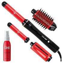 Presente de modelagem de cabelo Duo CHI Lava AirWave e CHI 44 Iron Guard
