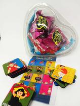 Presente de Páscoa Coração de Doces + Jogo da Memória emoções 6 pares para Autistas