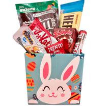 Presente de Páscoa Infantil Cesta de Chocolates Coelho