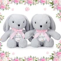Presente de proposta para garotinha Hydren Bunny Flower Girl x2 Presente de proposta para garotinha Hydren Bunny Flower Girl x2