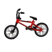 Presente de simulação criativa Mini Alloy Model Finger Bike vermelho