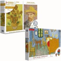 Presente Dia Dos Namorados Kit Quebra-Cabeça Van Gogh Arte - Toyster