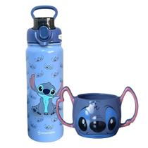 Presente Dia Dos Namorados Kit Stitch Com Garrafa e Caneca