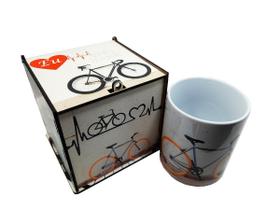 Presente Dia Dos Pais - Pai Ciclista Caixa E Caneca Art Bike