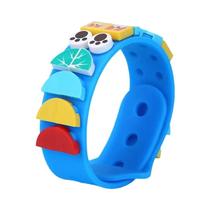 Presente Do Dia Das Crianças, Brinquedos De Blocos De Montar DIY DOTS, Pulseira De Silicone, Cartoon