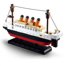 Presente educacional do modelo 3D do navio Titanic Shipboat de blocos de construção Presente educacional do modelo 3D do navio Titanic Shipboat de blocos de construção