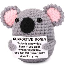 Presente: Emotional Cheer Up Support, coala de crochê feito à mão