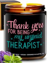 Presente engraçado de amizade para terapeuta não remunerada Candle Rosa Vila Presente engraçado de amizade para terapeuta não remunerada Candle Rosa Vila