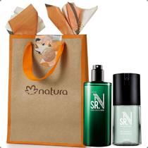 Presente Especial Natura SR N Perfume Desodorante Colônia Masculino 100mL + Deo Corporal Antitranspirante Spray 100mL Com Sacola Exclusiva