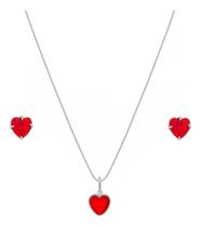 Presente Feminino Lindo Cordão Pingente Brincos Zircônia