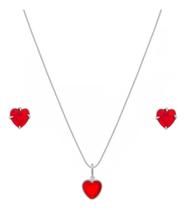 Presente Feminino Lindo Cordão Pingente Brincos Zircônia