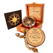 Presente gravado Compass ALADEAN de 2" do papai para filho