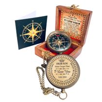 Presente gravado de 2" Compass ALADEAN para filho, edição preta Presente gravado de 2" Compass ALADEAN para filho, edição preta