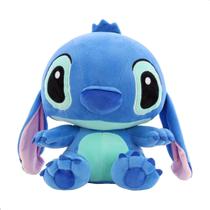 Presente Infantil Brinquedos Musical De Pelúcia Lindo Stitch Azul - Enviamos no mesmo dia