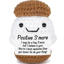 Presente inspirador de marshmallow de pelúcia S'more para crianças Presente inspirador de marshmallow de pelúcia S'more para crianças