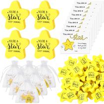 Presente inspirador de Natal, borrachas em forma de estrela, 50 conjuntos