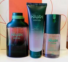 Presente Kaiak Aventura Natura Colônia Masculino 100ml Body Spray Shampoo Cabelo Corpo Presente Kaiak Aventura Natura Colônia Masculino 100ml Body Spray Shampoo Cabelo Corpo