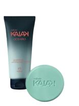 Presente Kaiak Oceano Feminino Hidratante Corporal 100ml + Sabonete em Barra 90g Natura