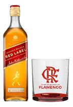 Presente Kit Red Label + Copo Personalizado Time Do Coração Flamengo Presente Kit Red Label + Copo Personalizado Time Do Coração Flamengo