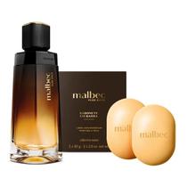 Presente Malbec Pure Gold: Colônia 100ml + Sabonete em Barra