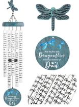 Presente Memorial Wind Chimes Fabuday 36 Dragonfly Sympathy