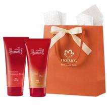 Presente Meu Primeiro Humor Hidratante Iluminador + Geléia de Banho Iluminadora Natura Presente Meu Primeiro Humor Hidratante Iluminador + Geléia de Banho Iluminadora Natura