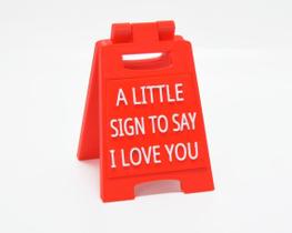 Presente Mini Sign VELENTI Romantic I Love You para o Dia dos Namorados