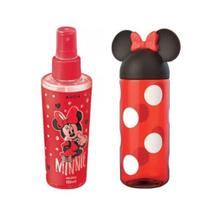 Presente Minnie Kit Colônia Minnie 150ml + Garrafinha 320ml com Orelhinhas