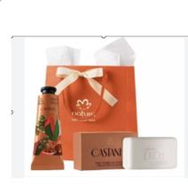 Presente Nat. Ekos Castanha hidratante mãos 75GR e sabonete Presente Nat. Ekos Castanha hidratante mãos 75GR e sabonete