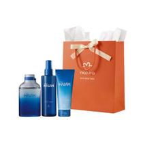 Presente Natura Masculino Colônia Kaiak 100ml + Body Splash 200ml Exclusivo + Acqua Gel Desodorante Perfumado+ Sacola P