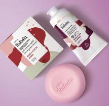 Presente Natura Romã e Flor de Amora Tododia Creme pMãos 50ml + Sabonete Barra 90g + Sacola Presente